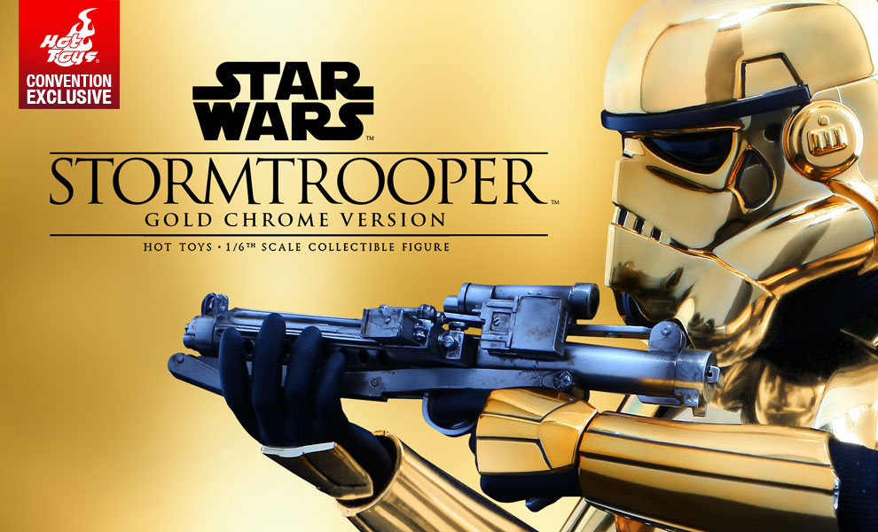 Hot Toys Stormtrooper Gold Chrome Version